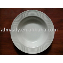 high quality embossed plate porcelain dinner plate ceramic plate